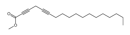 2,5-Octadecadiynoic acid methyl ester structure