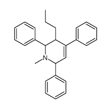 1-methyl-2,4,6-triphenyl-3-propyl-3,6-dihydro-2H-pyridine Structure