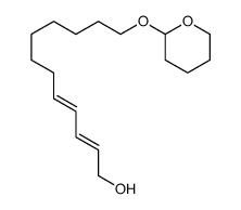 12-(oxan-2-yloxy)dodeca-2,4-dien-1-ol结构式