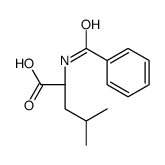 (2R)-2-benzamido-4-methylpentanoic acid结构式