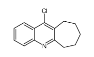 11-chloro-7,8,9,10-tetrahydro-6H-cyclohepta[b]quinoline structure