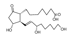 20-hydroxyprostaglandin E1 structure