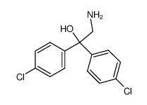 2-amino-1,1-bis-(4-chloro-phenyl)-ethanol结构式