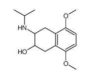 2-isopropylamino-3-hydroxy-5,8-dimethoxy-1,2,3,4-tetrahydronaphthalene Structure