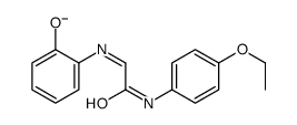 2-[[2-(4-ethoxyanilino)-2-oxoethylidene]amino]phenolate Structure