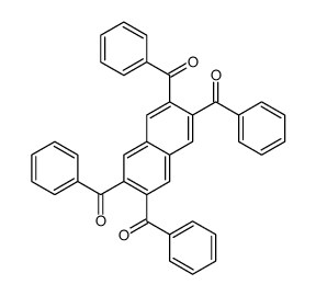 phenyl-(3,6,7-tribenzoylnaphthalen-2-yl)methanone Structure