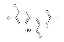 2-acetylamino-3-(3,4-dichloro-phenyl)-acrylic acid Structure