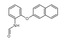 N-(2-naphthalen-2-yloxy-phenyl)-formamide结构式