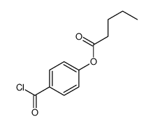 (4-carbonochloridoylphenyl) pentanoate结构式