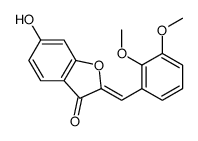 2-[(2,3-dimethoxyphenyl)methylidene]-6-hydroxy-1-benzofuran-3-one Structure