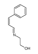 2-(cinnamylideneamino)ethanol Structure