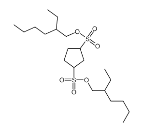 bis(2-ethylhexyl) cyclopentane-1,3-disulfonate Structure