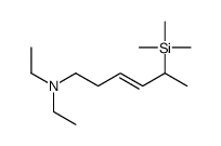 N,N-diethyl-5-trimethylsilylhex-3-en-1-amine Structure