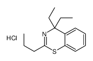 4,4-diethyl-2-propyl-1,3-benzothiazine,hydrochloride Structure
