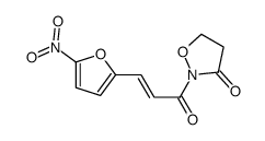 2-[3-(5-nitrofuran-2-yl)prop-2-enoyl]-1,2-oxazolidin-3-one Structure