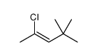 2-chloro-4,4-dimethylpent-2-ene Structure