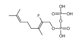 2-fluorogeranyl pyrophosphate structure