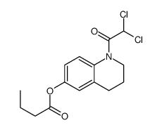 [1-(2,2-dichloroacetyl)-3,4-dihydro-2H-quinolin-6-yl] butanoate Structure