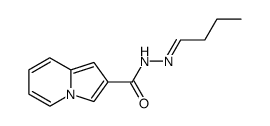 indolizine-2-carboxylic acid butylidenehydrazide Structure