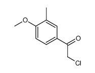 2-chloro-1-(4-methoxy-3-methylphenyl)ethanone Structure