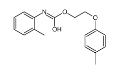 2-(4-methylphenoxy)ethyl N-(2-methylphenyl)carbamate结构式