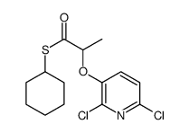 S-cyclohexyl 2-(2,6-dichloropyridin-3-yl)oxypropanethioate Structure