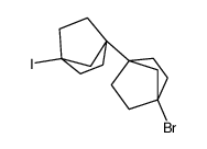 1-(4-bromo-1-bicyclo[2.2.1]heptanyl)-4-iodobicyclo[2.2.1]heptane结构式