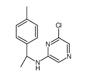 6-chloro-N-[(1R)-1-(4-methylphenyl)ethyl]pyrazin-2-amine结构式