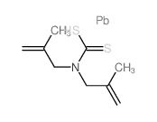 (bis(2-methylprop-2-enyl)amino)methanedithioic acid structure