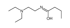 N-[2-(diethylamino)ethyl]butanamide结构式