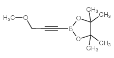 2-(3-METHOXY-1-PROPYN-1-YL)-4,4,5,5-TETRAMETHYL-(1,3,2)DIOXABOROLANE structure