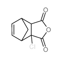 3a-chloro-3a,4,7,7a-tetrahydro-4,7-methano-2-benzofuran-1,3-dione Structure