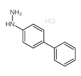 联苯-4-基-肼盐酸盐结构式