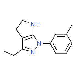 Pyrrolo[2,3-c]pyrazole, 3-ethyl-1,4,5,6-tetrahydro-1-(3-methylphenyl)- (9CI)结构式