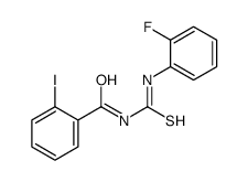 N-[(2-fluorophenyl)carbamothioyl]-2-iodobenzamide Structure