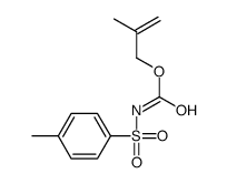 2-methylprop-2-enyl N-(4-methylphenyl)sulfonylcarbamate结构式