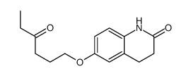 6-(4-oxohexoxy)-3,4-dihydro-1H-quinolin-2-one Structure