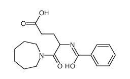 5-(azepan-1-yl)-4-benzamido-5-oxopentanoic acid结构式
