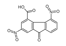 2,5-dinitro-9-oxofluorene-4-carboxylic acid结构式