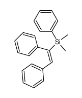 dimethyl(phenyl)((E)-1,2-diphenylvinyl)silane Structure