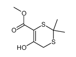 methyl 5-hydroxy-2,2-dimethyl-4H-1,3-dithiine-6-carboxylate Structure