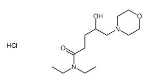 N,N-Diethyl-gamma-hydroxy-4-morpholinepentanamide monohydrochloride picture