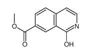 Methyl 1-oxo-1,2-dihydroisoquinoline-7-carboxylate Structure