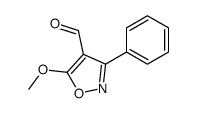 5-methoxy-3-phenyl-1,2-oxazole-4-carbaldehyde Structure