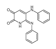 5,6-dianilinopyridine-2,3-dione结构式