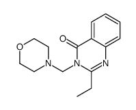 2-ethyl-3-(morpholin-4-ylmethyl)quinazolin-4-one Structure