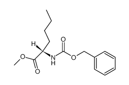 N-(Benzyloxycarbonyl)norleucine methyl ester结构式