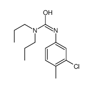 3-(3-chloro-4-methylphenyl)-1,1-dipropylurea结构式