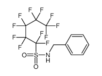 N-benzyl-1,1,2,2,3,3,4,4,5,5,5-undecafluoro-pentane-1-sulfonamide Structure