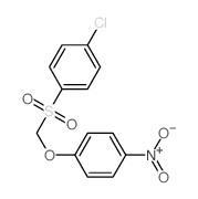 Benzene,1-chloro-4-[[(4-nitrophenoxy)methyl]sulfonyl]- picture